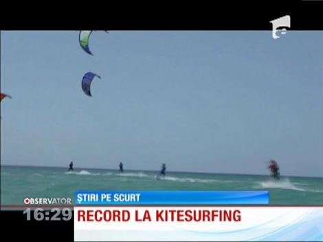 Record la kitesurfing, în Spania