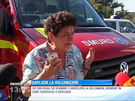 Explozie la o vulcanizare din Piteşti