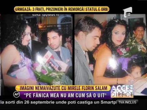 Imagini nemaivăzute cu mirele Florin Salam!