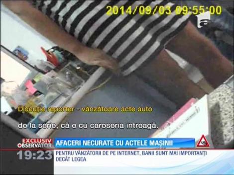 Identitatea maşinii se cumpără fără probleme