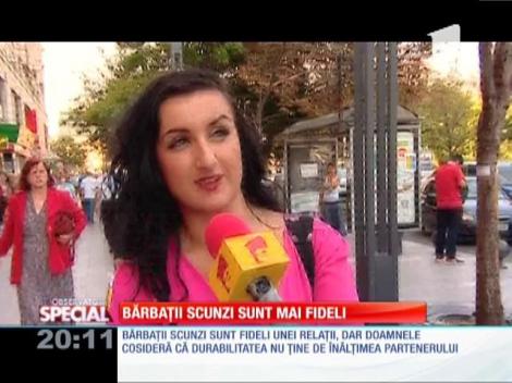 Bărbaţii scunzi sunt mai fideli