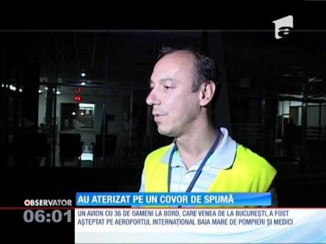 Aterizare de coșmar pe aeroportul din Baia Mare