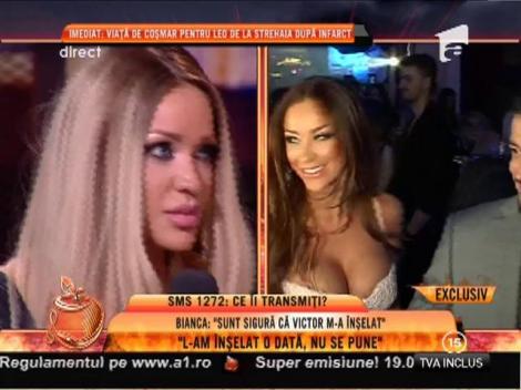 Bianca Drăgușanu: "L-am înșelat o dată pe Victor! Nu se pune!"