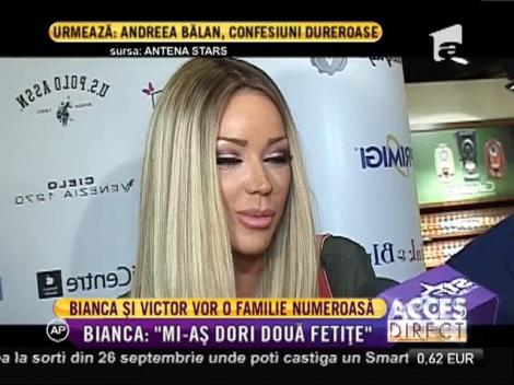 Bianca şi Victor Slav vor o familie numeroasă