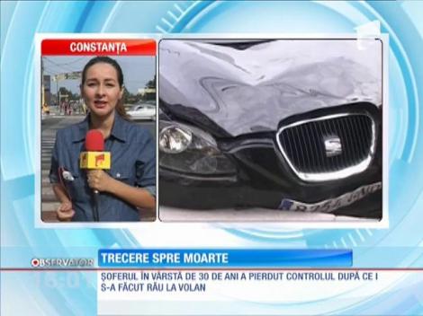Accident cumplit în Constanţa: O maşină scăpată de sub control a intrat în plin într-un grup de oameni