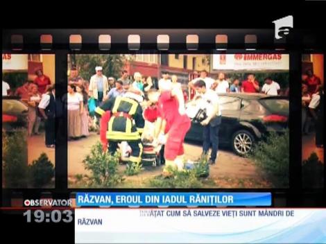Răzvan, eroul din iadul răniților accidentului rutier din Constanța