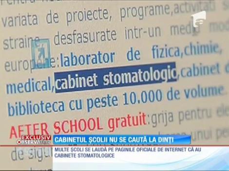 Cabinetul școlii nu se caută la dinți