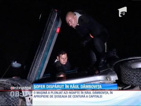 Șofer dispărut în râul Dâmbovița