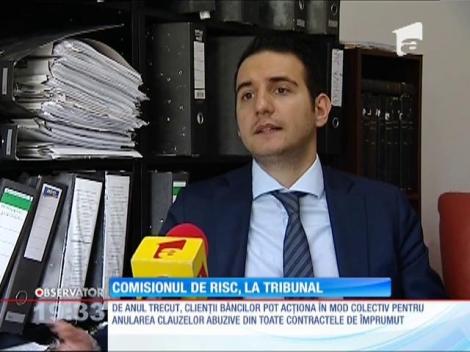 Comisionul de risc, la tribunal