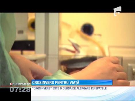 Crosinvers, o cursă de alergare cu spatele