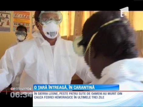 Sierra Leone, în carantină din cauza Ebolei