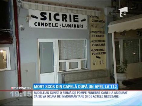 Mort scos din capelă după un apel la 112