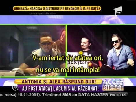 Antonia şi Alex Velea, parodiați de doi actori: Iată cum a reacționat cuplul momentului!