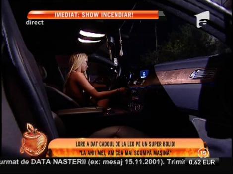 Loredana Chivu a dat mașina primită de la Leo pe un super bolid