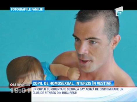 Copil de homosexual, interzis în vestiar