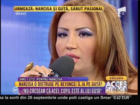 Narcisa: ”Nu credeam că Nicolae Guță este tatăl copilului lui Beyonce de România”