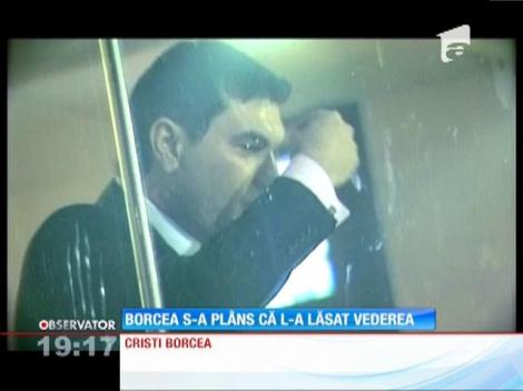 Cristi Borcea, probleme cu vederea