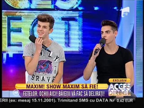 Băieții de la Maxim, mare succes la fete