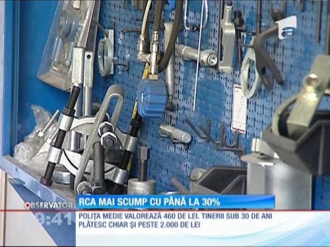 RCA, mai scump cu până la 30%