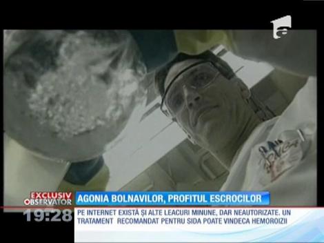 Agonia bolnavilor, profitul escrocilor