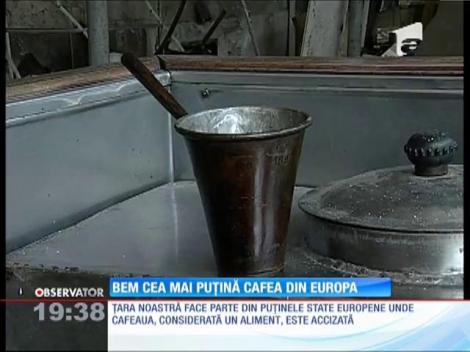România, pe ultimul loc din Europa la consumul de cafea