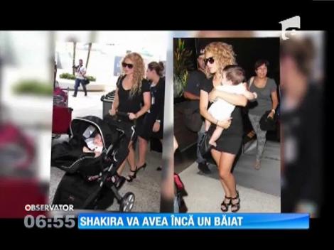 Al doilea copil al cuplului Shakira - Gerard Pique va fi tot un băieţel.