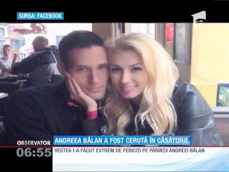 Andreea Bălan a fost cerută în căsătorie de Michael