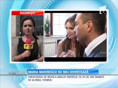 Maria Marinescu nu mai divorţează