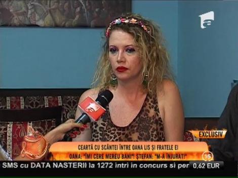 Ceartă cu scântei între Oana Lis și fratele ei