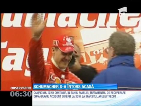 Michael Schumacher a fost externat din spitalul de la Lausanne