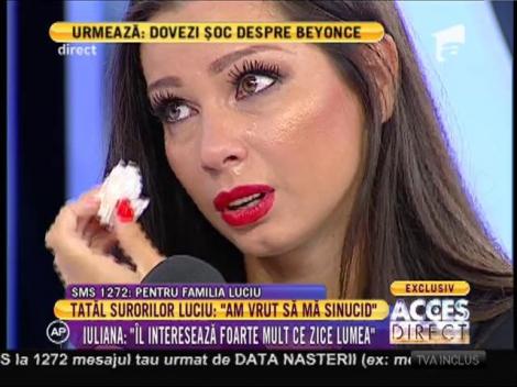 Iuliana Luciu, cu ochii în lacrimi, după declarațiile tatălui de pe patul de spital!