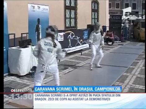Caravana scrimei, în oraşul campionilor