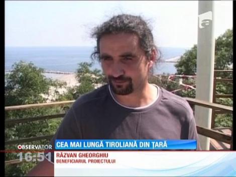 Cea mai lungă tiroliană din România