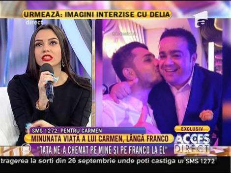 Carmen, fiica lui Adrian Minune: "Tata și Franco se înțeleg foarte bine!"