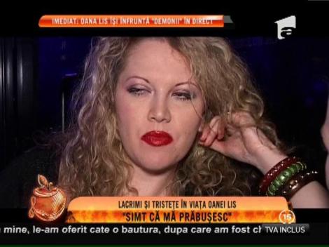 Lacrimi și tristețe în viața Oanei Lis