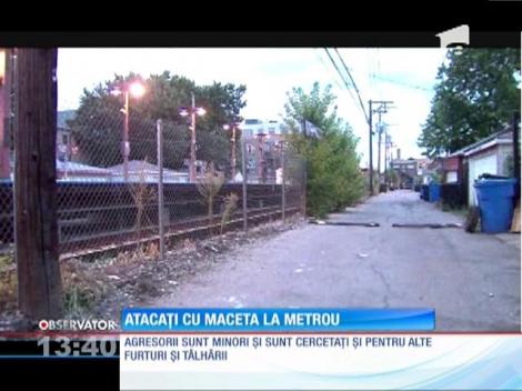Atac cu macheta la o staţie de metrou din Chicago