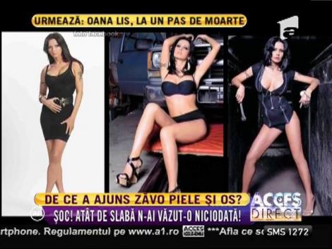 Oana a ajuns doar piele şi os!