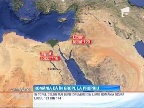 România, pe ultimele locuri din lume la capitolul şoşele