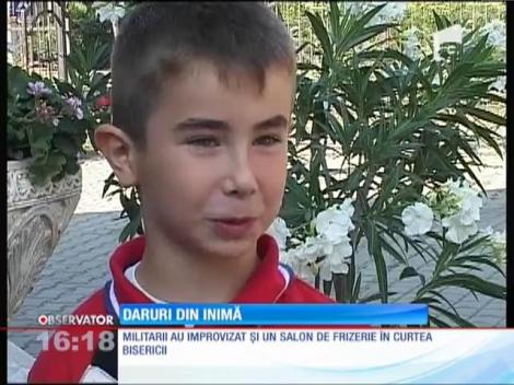 Daruri din inima de la militarii din Focşani pentru 50 de copii săraci