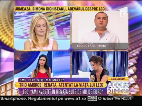 Leo: "Am investit sute de mii de euro în Renata!"