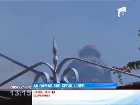 Incendiu violent într-un sat din judeţul Prahova