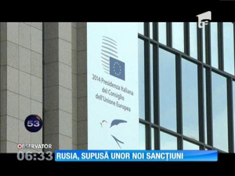 Rusia, supusă unor noi sancţiuni