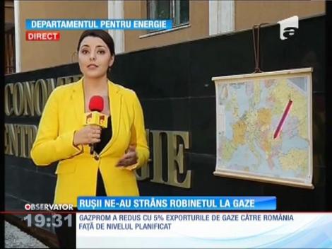 Rusia a redus expoturile de gaze către România
