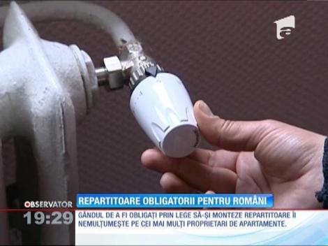 Românii, obligaţi să-şi monteze repartitoare pentru utilităţi
