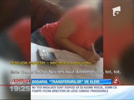 Transferuri ilegale ale elevilor de la un liceu la altul