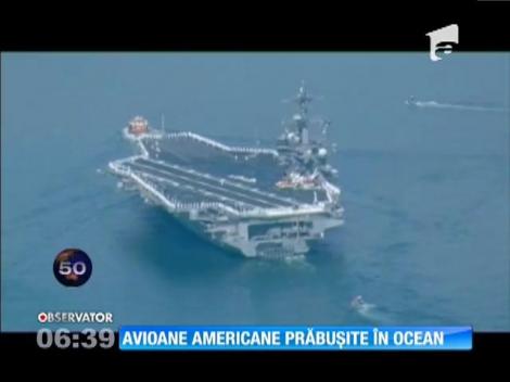 Avioane americane prăbușite în Oceanul Pacific