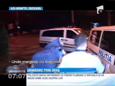 Urmărire ca în filme pe străzile din Suceava