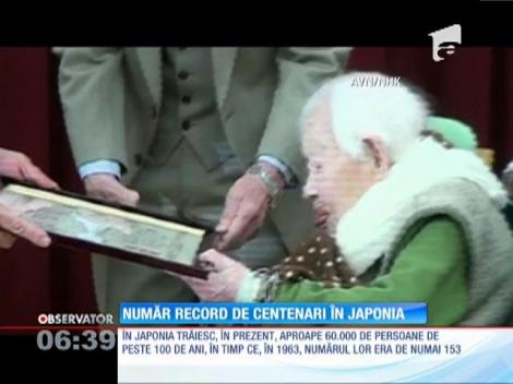 Număr record de centenari în Japonia