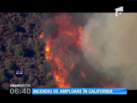 Incendiu de amploare în California