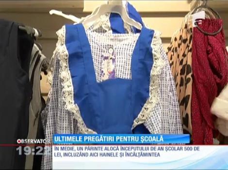 Ultimele pregătiri pentru școală